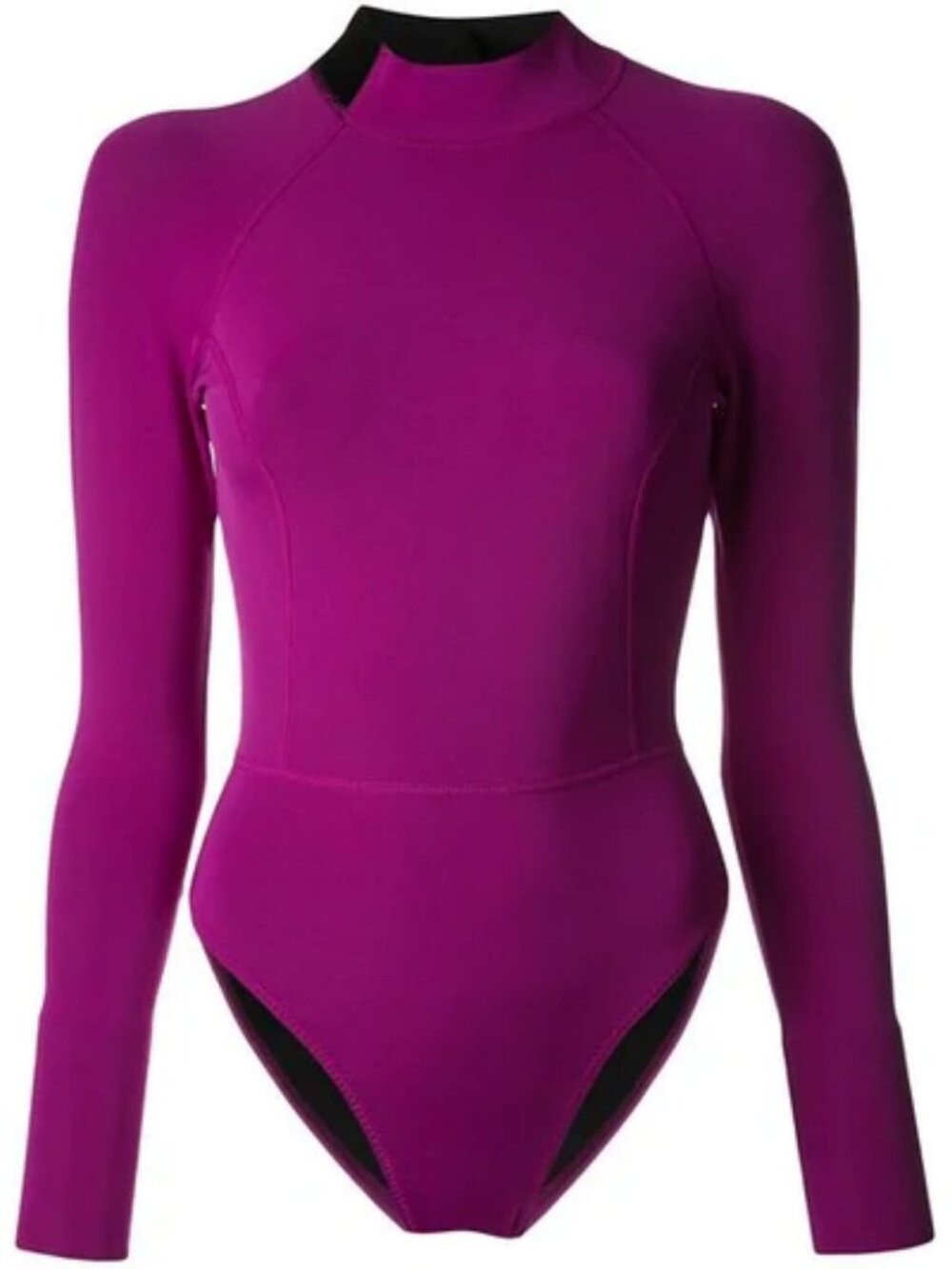 cynthia rowley victoria wetsuit ultaviolet pink neoprene scuba one pice wet suit - Picture 4 of 13